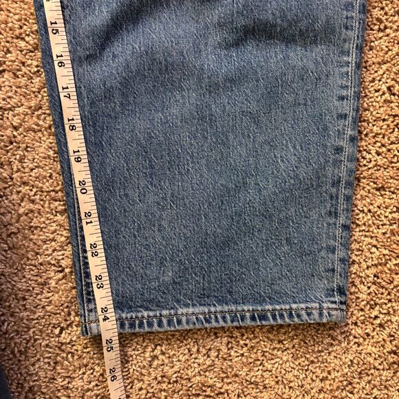 J. Crew Slim Barrel Jeans Womens 29P Blue Cotton Stretch High Rise Distressed - Picture 7 of 7